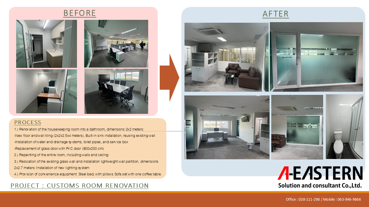 Customs Room Renovation